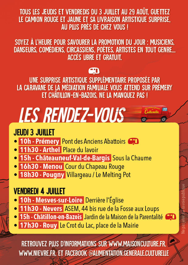 TOURNEE ALIMENTATION GENERALE CULTURELLE